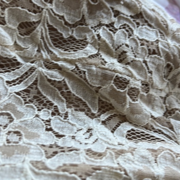 Strapless, lacey, high low dress - Picture 6 of 6